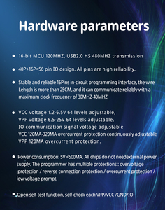 XGECU Original T48 (TL866-3G) <strong>Programmer</strong> With 27 Adapter Support 28000+ ICs Upgrade Version of TL866II Plus