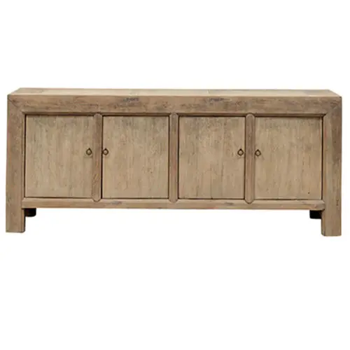 Mueble de almacenamiento antiguo chino, mueble vintage de madera reciclada natural, clásico