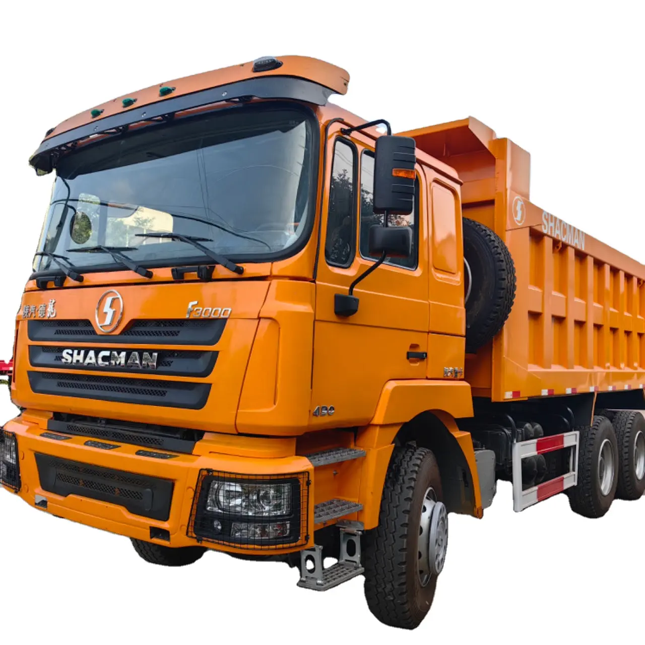 شاحنة نفايات مستعملة SHACMANAutomobile Delong F3000 شاحنة نفايات مستعملة 380 حصان 6×4 بعشر عجلات للبيع