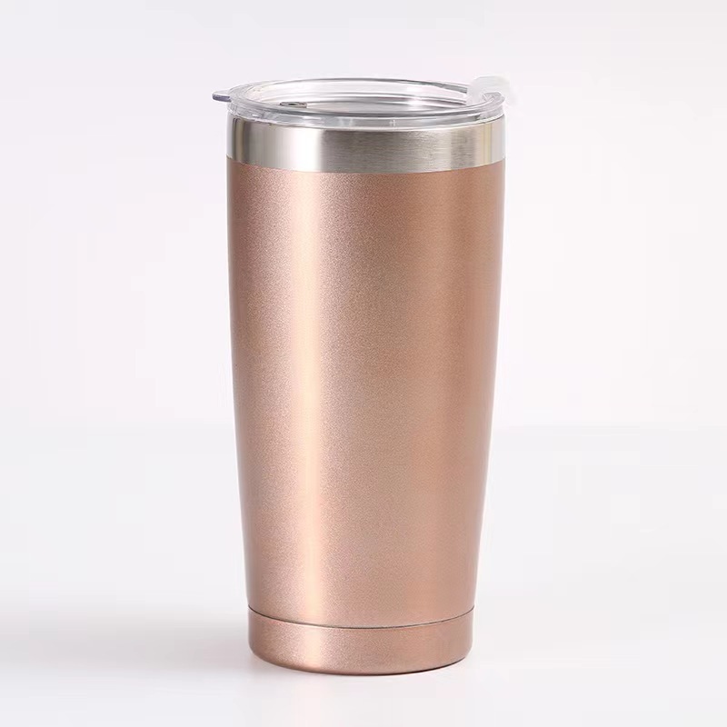 Spray painted rose gold