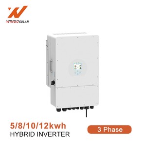 Wingosolar ระบบพลังงานแสงอาทิตย์ไฮบริดสำหรับบ้านแบบสมบูรณ์3000W 4000W 5000W ชุดระบบพลังงานแสงอาทิตย์25Kw 10Kw พร้อมแบตเตอรี่ลิเธียม - Product Image 3