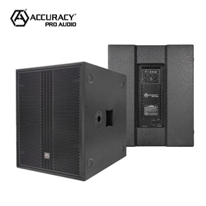 精度专业音频WQ18D1-7.5K 1100W 18英寸专业强大的D类放大器音响系统有源木制扬声器 - Product Image 1