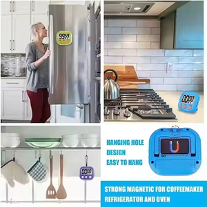 Timer da cucina digitale con promemoria del tempo impostato per la cottura di grandi cifre con supporto magnetico con allarme ad alto volume - Product Image 5