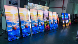 Portable P2.5 LED Poster Display - Smart <strong>Digital</strong> Advertising Screen with Wifi USB for Indoor/Outdoor Events and Retail - Product Image 4