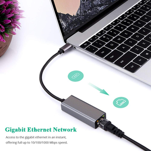 USB 3.1 <strong>Type</strong> C Gigabit Ethernet Adapter 10/100/1000 Mbps RJ45 Lan <strong>Network</strong> Card for Windows 10 Laptop External <strong>Computer</strong> - Product Image 3