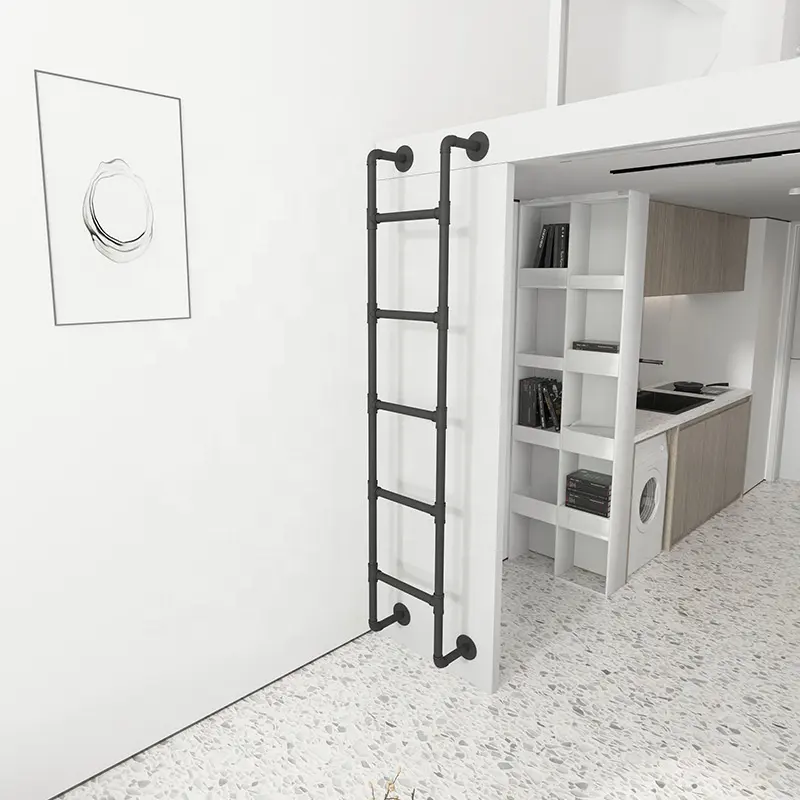 Moda nórdica Retro Dormitorio Cama especial Escaleras de escalada