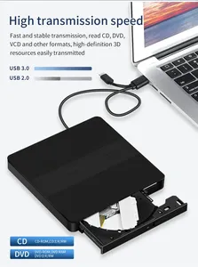 USB 3.0 USB C外置CD/DVD RW驱动器读取刻录机便携式DVD播放器光盘驱动器适用于笔记本电脑Windows 11 10 Linux OS Mac - Product Image 5