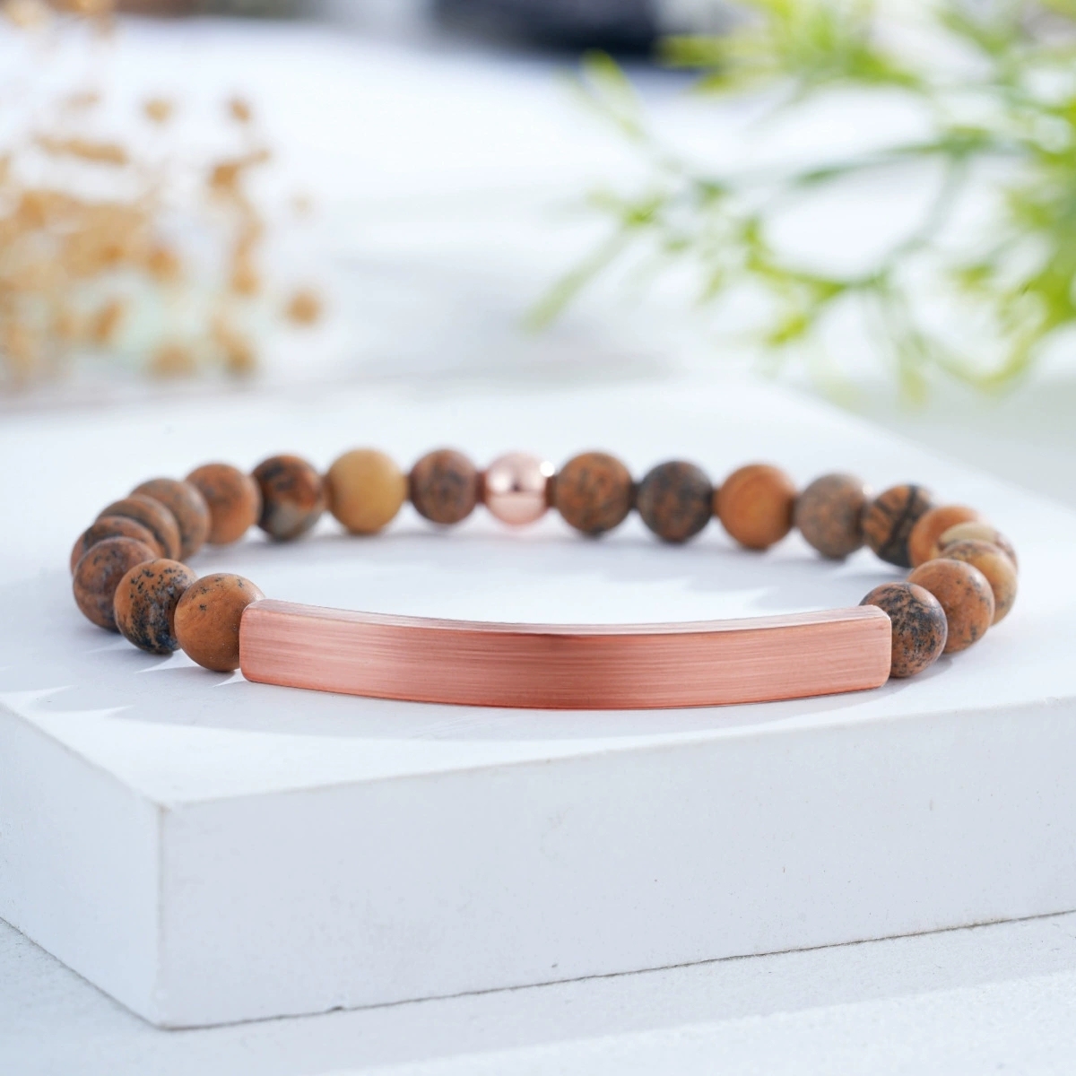 Rose gold+brown