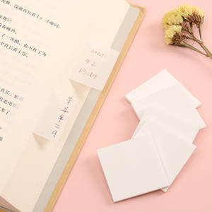 批发学生办公文具定制透明便签简单高价值便签纸 - Product Image 4