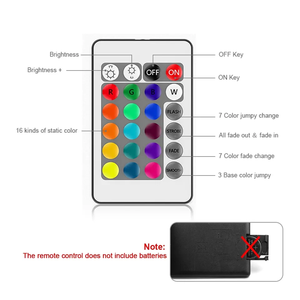 DC5-28V инфракрасный 24 ключа WiFi RGB контроллер быть подключен локально или управляемый удаленно - Product Image 3