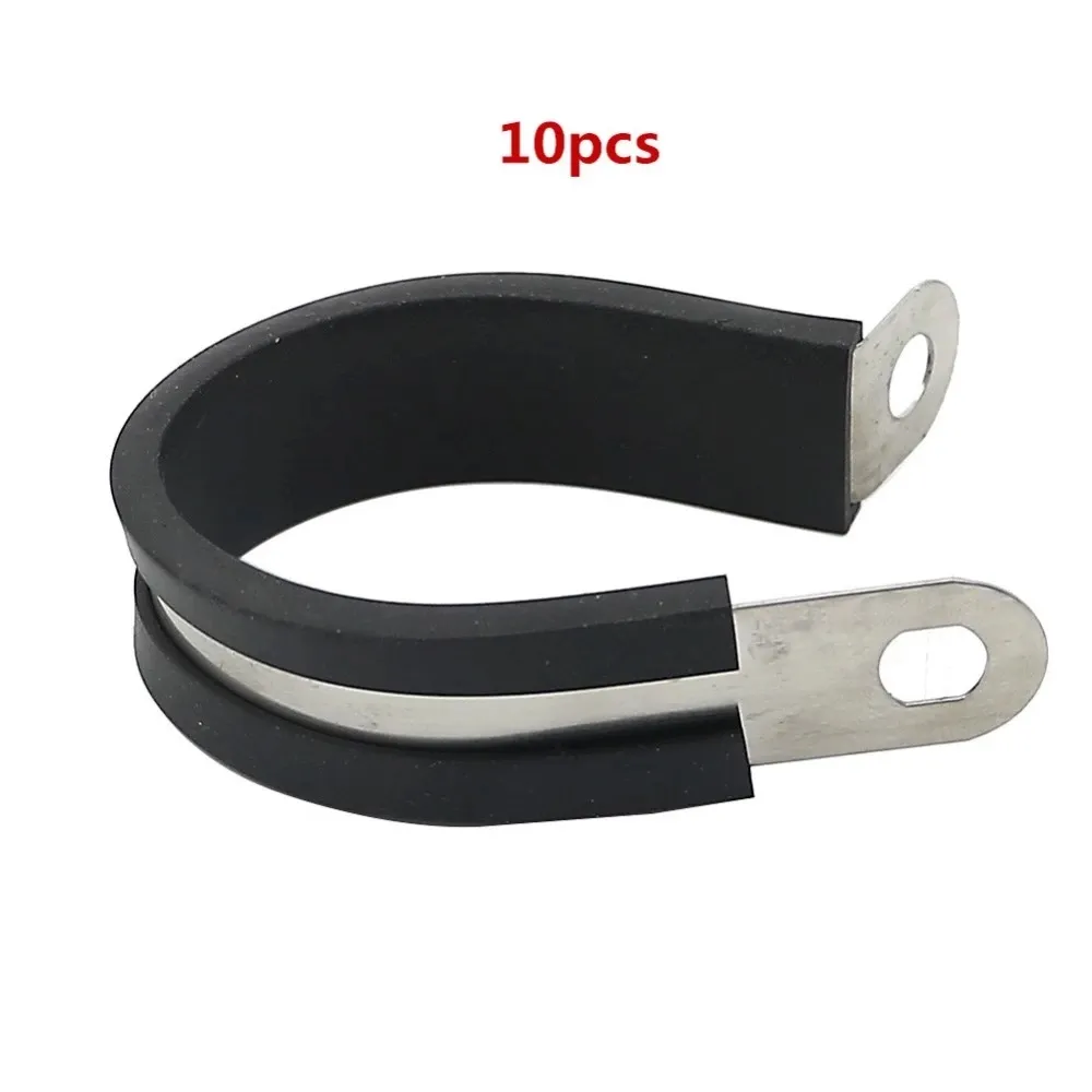 stainless steel black Rubber Hose Clamp
