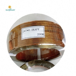 Tolerancias estándar y código de color tipo K, cable de extensión de termopar KX-FG/FG-2 * 24AWG con excelente capacidad - Product Image 1