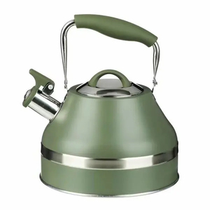 新设计的吹口哨茶和不锈钢水壶炉灶厨房家用吹口哨水壶 - Product Image 1