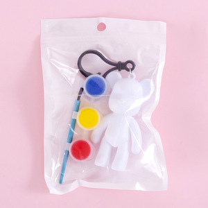 מודלים דוב אלים diy אלים דוב לבן נוזל לבן keychain עבור ציור וציור ערכות דידי גרפיטי ילדים - Product Image 1