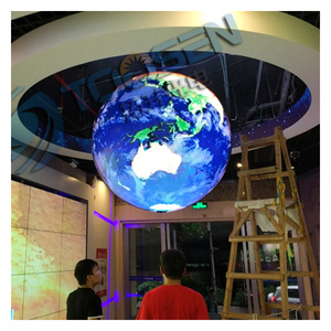 Наружный комнатный светодиодный пиксельный шариковый экран SP2 P2.5 P3 P4 P5 P6 P8 P10 Светодиодный изогнутый Сферический экран со светодиодной подсветкой видео шар - Product Image 2