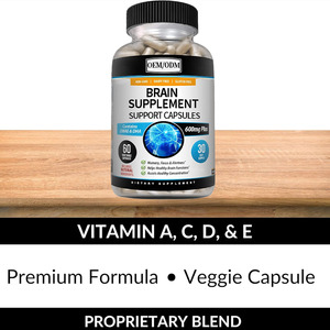 OEM Neuro Brain Cápsulas para la memoria y el enfoque Nootropic Brain Support Suplemento para el Apoyo cerebral