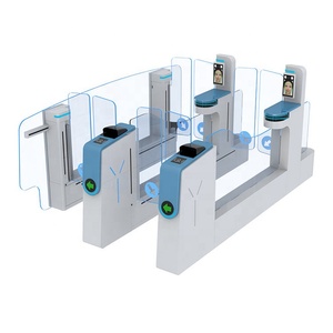 Telecamera di sicurezza macchina di riconoscimento facciale biometrico Speed Lane Card controllo accessi tornelli automatici per cancelli a battente - Product Image 2