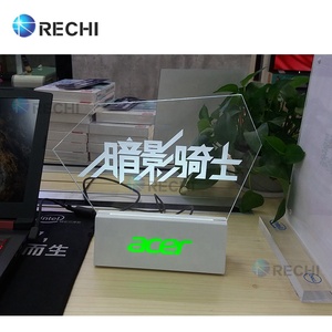 RECHI Smartphone di Pubblicità di Logo Segno Della Luce Per Negozio di Telefonia Mobile Illuminato A Led Segno Lettera Con Specchio In Acciaio Inox Lato - Product Image 3