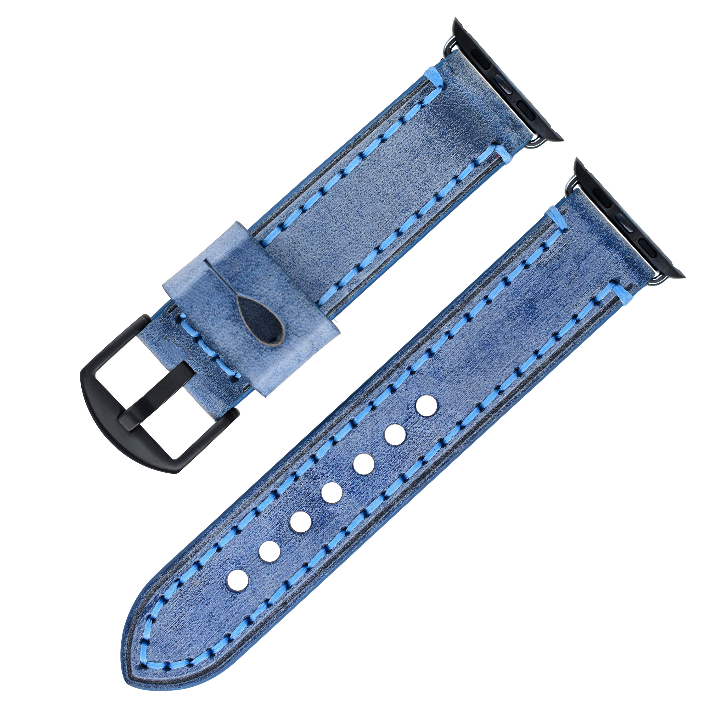 Boucle bleu-noir K009S