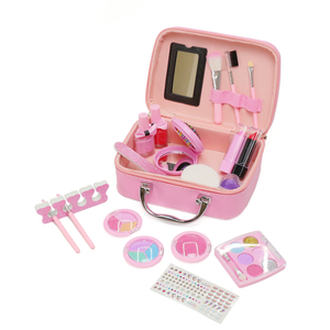 Đồ Chơi Trang Điểm Có Thể Giặt Được Mỹ Phẩm Giả Vờ Chơi Đồ Chơi Với Hộp Di Động - Product Image 1