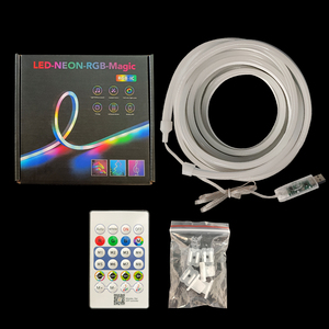 Control de aplicación inteligente RGBIC LED tiras de luz de neón 5V USB IP65 Kit completo a prueba de agua para sala de juegos y letrero de neón - Product Image 6