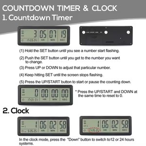 Il miglior Timer digitale per il conto alla rovescia di 999 giorni per il conto alla rovescia per la cucina del laboratorio di laurea - Product Image 6