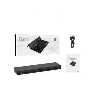 Tastiera Bluetooth senza fili portatile per Tablet piccolo Bluetooth pieghevole Touch pad tastiera compatta con tappetino numerico - Product Image 6