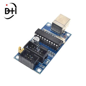 USBTiny USBtinyISP AVR ISP programcı Bootloader Arduino UNO için R3 IDE Meag2560 ile 10pin programlama kablosu bir USB kablosu mavi