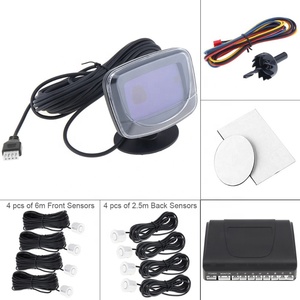 4 Rear 4 Front View Car Parking <strong>Sensor</strong> <strong>LCD</strong> Display Monitor 12V Auto <strong>Reverse</strong> Backup Parking Radar Detector <strong>System</strong> 8 Eyes Break - Product Image 3