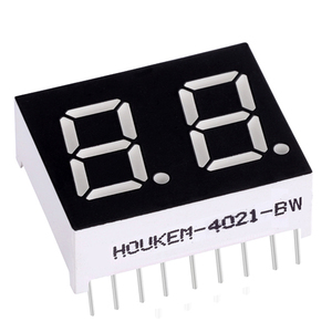 Kem-4021-bpg pure verde 0.4 pollice dual digit 7 segment display 2 digit led display numerico - Product Image 6