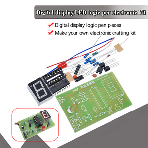 DIY LED pcb Digital Display LED Logic Pen Electronic <strong>Kit</strong> High and Low Level Test <strong>Circuit</strong> Soldering Practice Board <strong>Kit</strong> - Product Image 6