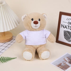 Custom Sublimation <strong>Plush</strong> Teddy Bear with T-Shirt Personalized <strong>Plush</strong> Stuffed Bear with Text, <strong>Photo</strong>, or Graphic Shirt - Product Image 5