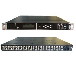 CATVデジタルモジュレーター8 12 16 20 24 FTA IDR DVB-S2 DVB-C DVB-T ATSC ISDBTチューナーto RF DVB T2モジュレーター - Product Image 1