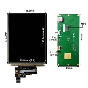 Pantalla AMOLED Flexible de 7,8 pulgadas 1440*1920 MIPI Módulo LCD de pantalla OLED flexible curvada con placa de controlador de panel táctil capacitiva - Product Image 2