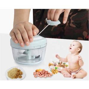 RAYSHINE çok fonksiyonlu manuel çekme halat üzerinde döner sebze kesici/Mini el sebze meyve kesme çekerek kıyıcı - Product Image 5