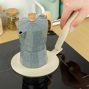 Thép không gỉ nhiệt khuếch tán cảm ứng HOB Bếp Nấu Ăn chuyển đổi đĩa cảm ứng Adapter tấm với có thể tháo rời xử lý - Product Image 5