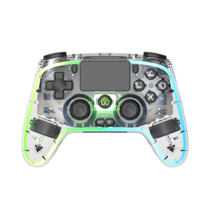 HONSON 6in1 RGB LEDワイヤレスコントローラー (PS4/Switch/PC/PS3/Android/IOS用) btゲームパッドホールセンサー (L2、R2付き) - Product Image 6