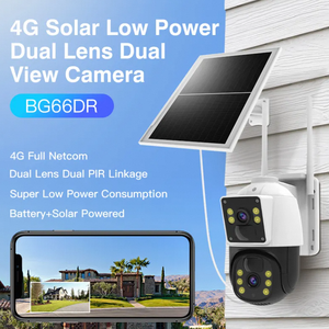 O-Kam 4G PTZ Camera Night Vision PIR Human Detection Solar Battery Powered Dual Lens 360&deg; Panoramic <strong>View</strong> Network Remote Monitor - Product Image 2