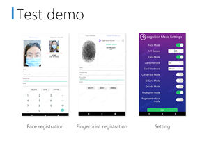 HFSecurity FR05 Free API Document <strong>Android</strong> Fingerprint Attendance Machine Dual <strong>Camera</strong> Facial Recognition 5 Inch Punch Card Device - Product Image 6