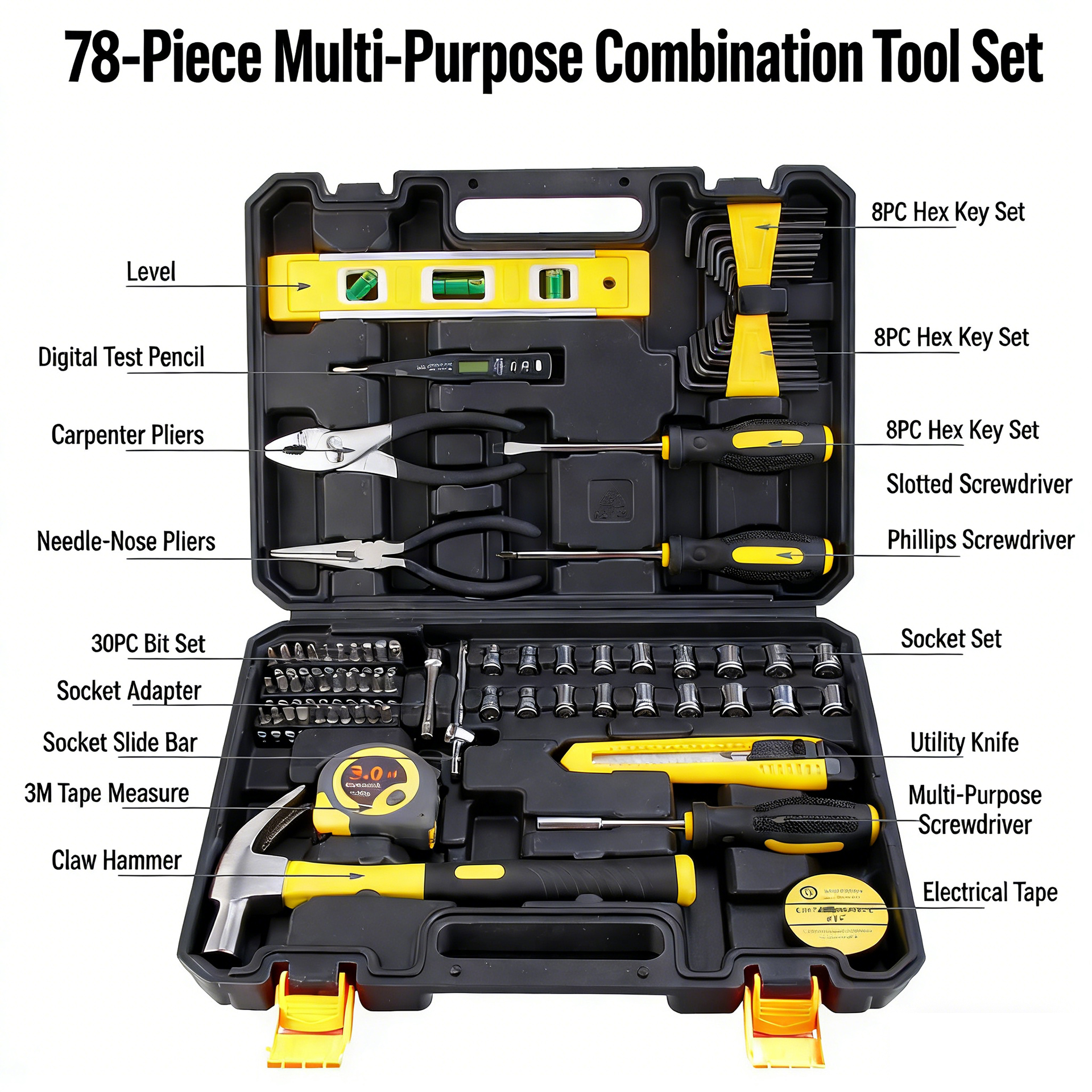78-Piece Tool Set