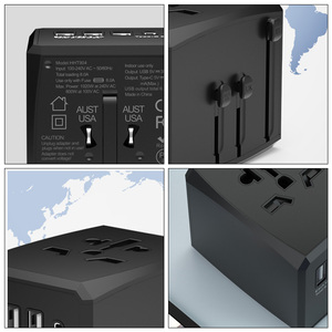 Universal <strong>Multi</strong> <strong>Plug</strong> <strong>Adapter</strong> US to <strong>EU</strong> <strong>Multi</strong> Socket International USB Type C Travel Power <strong>Adapter</strong> for Home - Product Image 3