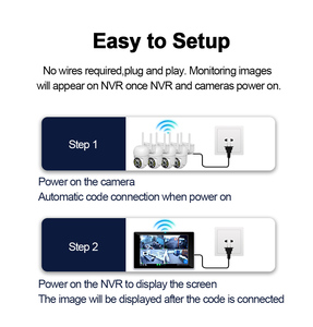 智能控制4K 4/8通道3MP安全摄像机系统夜视POE NVR家用户外安全套件支持sd卡云 - Product Image 6