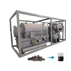 Kullanılmış lastik veya plastik dönüştürerek yağ almak için 500kg kapasiteli Pilot Pyrolysis makinesi - Product Image 2
