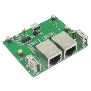 Ahududu Pi Zero0/W/2W USB2.0/RJ45 10/genişletme kartı M Ethernet portları için Ethernet/USB HUB şapka 100 kutu Metal kabuk - Product Image 3