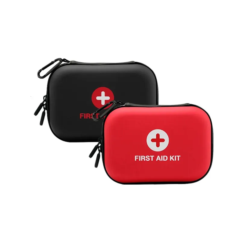 Custom printed travel portable stocke small car doctor's first aid kit box case design with logo content for school soccer