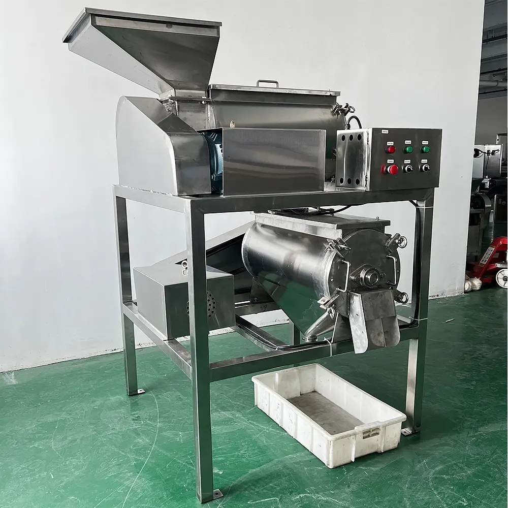 Machine de fabrication de jus de pulpe de fruit Machine de fabrication de purée de tomate Presse-agrumes mangue Machine d'extraction de pulpe de fruit