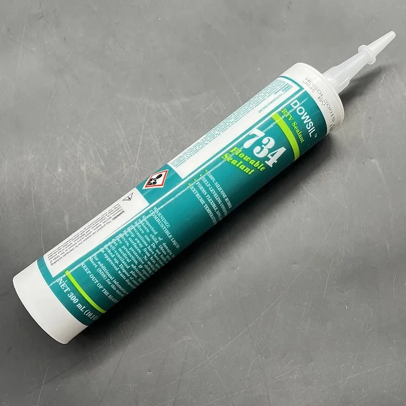 Anti Slip Karet Silikon Flowable Sealant Jelas RTV Sealant Bening 734 Silikon Karet Digunakan untuk Wig Penyegelan Akar Rambut