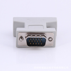 Adaptador DVI blanco a VGA DVI24 + 5 a VGA Línea de conversión de interfaz macho a hembra a pantalla - Product Image 3