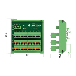 Marvtech-Módulo esclavo de IO-LINK de protección IP20, dispositivo con 16 puertos, válvula ethercat lvds, piezas de salida digital IP67