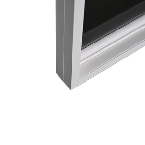 Ventana UPVC rectangular fija de vidrio transparente a prueba de viento de diseño simple de estilo francés - Product Image 3